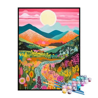 Paint by Numbers Kit – Vibrant Mountains