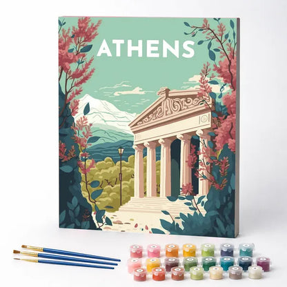 Athens - Paint by Numbers Kit