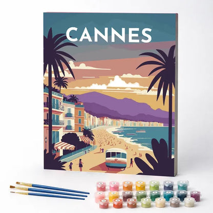 Cannes - Paint by Numbers Kit