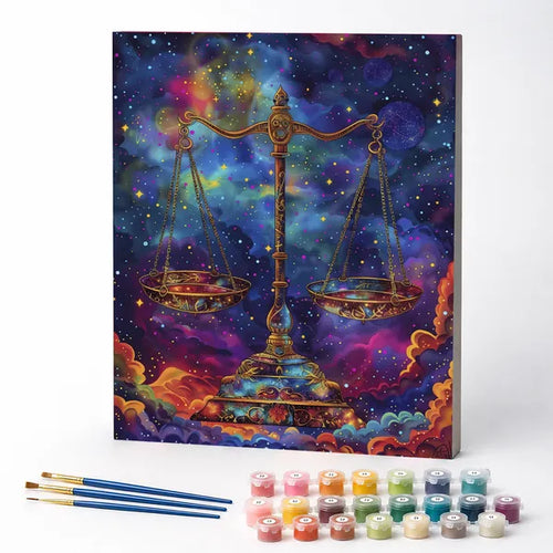 Cosmic Libra - Paint by Numbers Kit