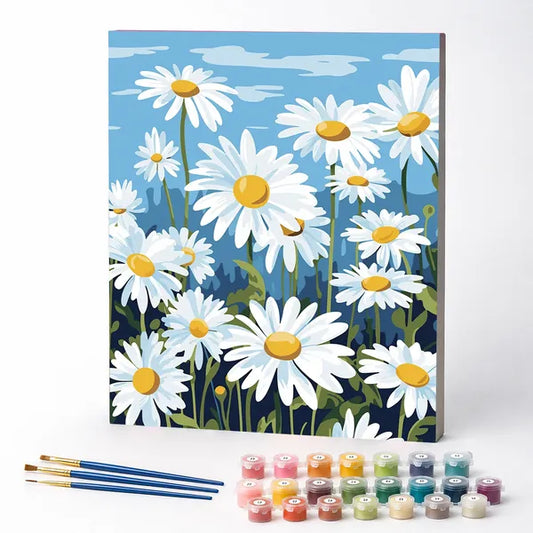 Daisies in the Sun - Paint by Numbers Kit
