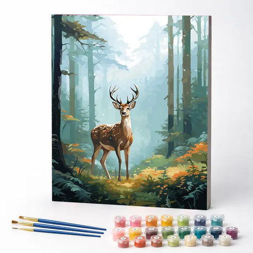 Deer in the Forest - Paint by Numbers Kit
