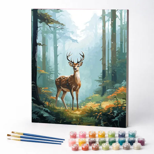 Deer in the Forest - Paint by Numbers Kit