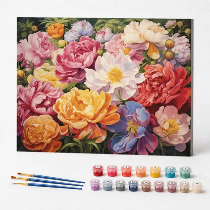 Floral Harmony - Paint by Numbers Kit