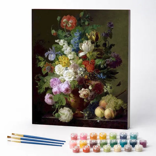 Flowers and Fruit - Paint by Numbers Kit