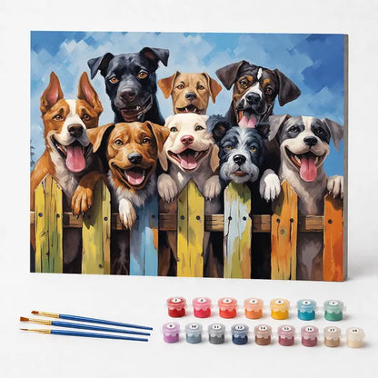Four-Legged Friends - Paint by Numbers Kit
