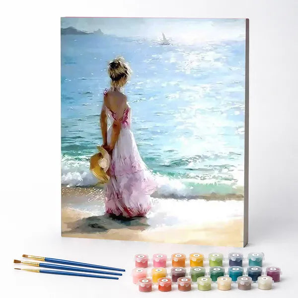 Gazing at the Sea - Paint by Numbers Kit