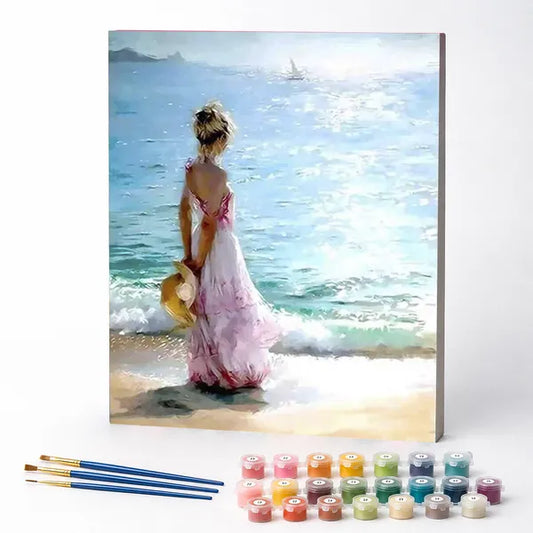 Gazing at the Sea - Paint by Numbers Kit