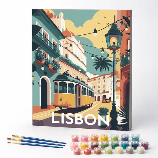 Lisbon - Paint by Numbers Kit
