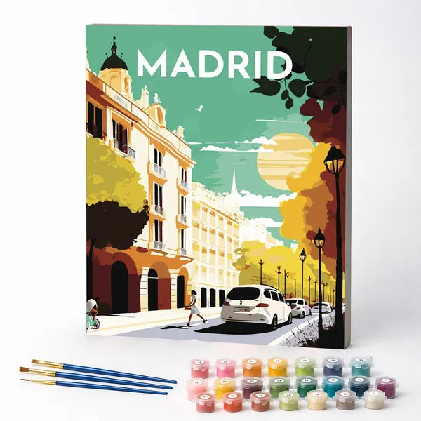 Madrid - Paint by Numbers Kit