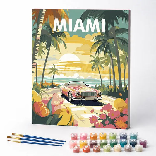 Miami - Paint by Numbers Kit
