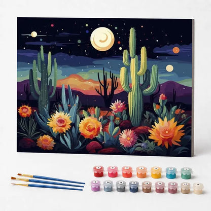 Moonlit Desert - Paint by Numbers Kit