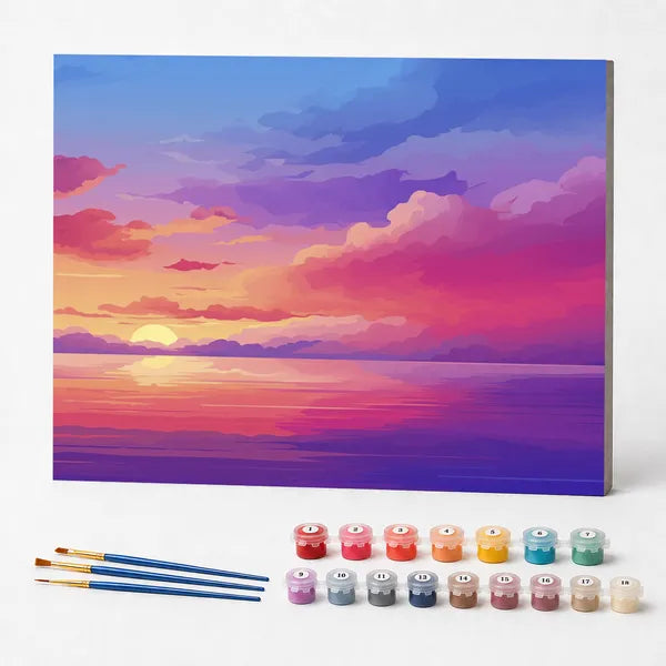 Pink Skies - Paint by Numbers Kit