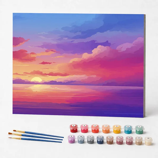 Pink Skies - Paint by Numbers Kit