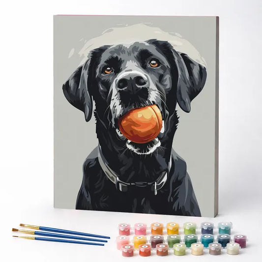Playful Labrador - Paint by Numbers Kit