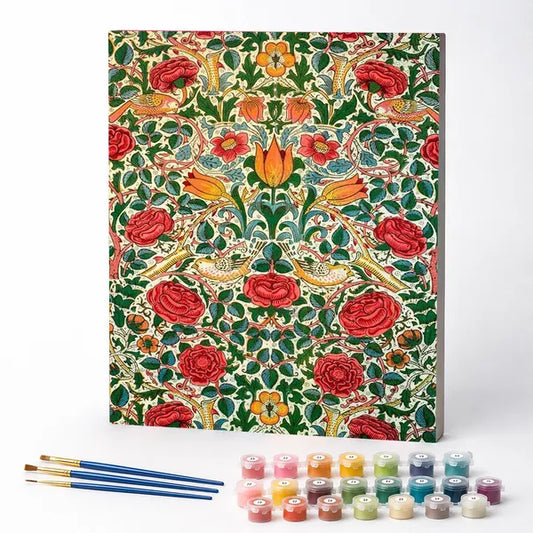 Rose Pattern, William Morris - Paint by Numbers Kit