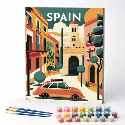 Spain - Paint by Numbers Kit