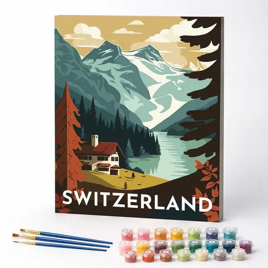 Switzerland - Paint by Numbers Kit