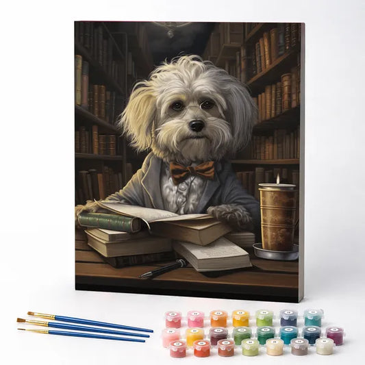 The Reading Dog - Paint by Numbers Kit