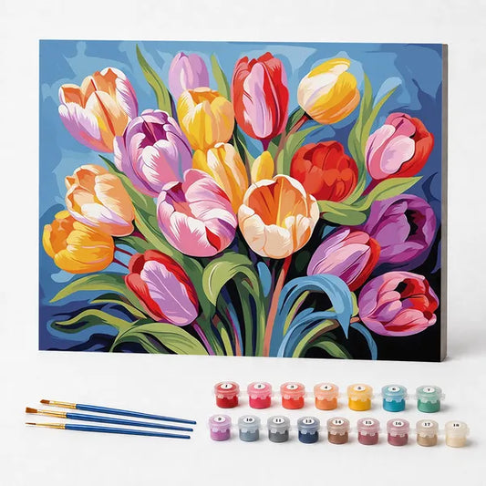 Tulip Bouquet - Paint by Numbers Kit