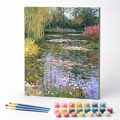 Water Lily Garden - Paint by Numbers Kit