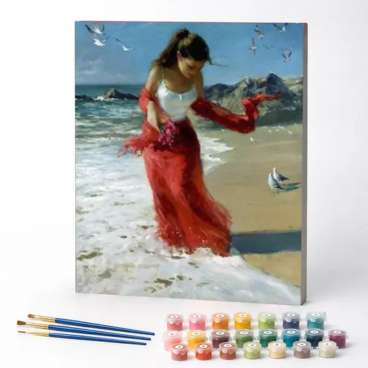 Waves and Seagulls - Paint by Numbers Kit