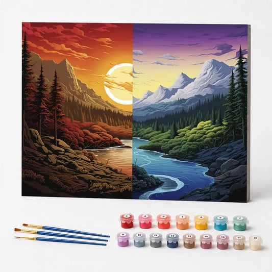 Where Landscapes Meet - Paint by Numbers Kit