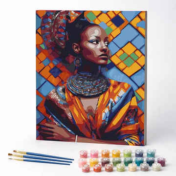 Paint by Numbers Kit – Feminine Beauty