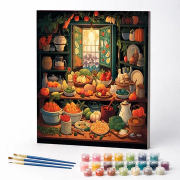 Paint by Numbers Kit – Harvest Kitchen