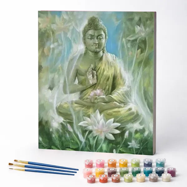Paint by Numbers Kit – Meditating Buddha