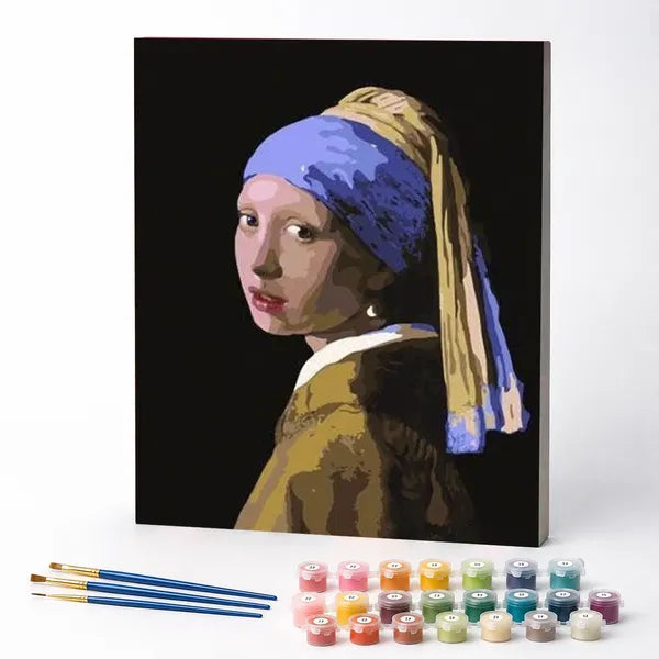 Paint by Numbers Kit – Girl with a Pearl Earring, Johannes Vermeer