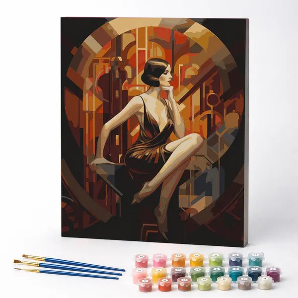 Paint by Numbers Kit – The Seated Muse