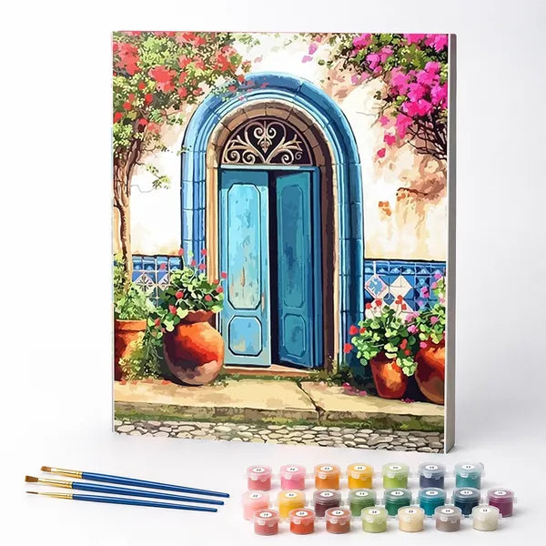 Paint by Numbers Kit – Vintage Blue Door