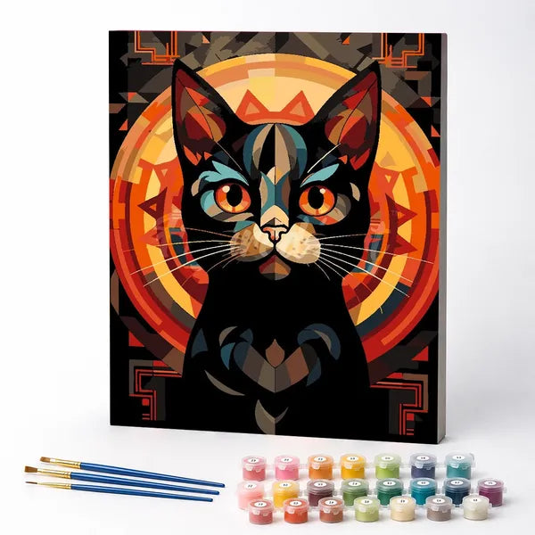Feline Wisdom - Paint by Numbers Kit