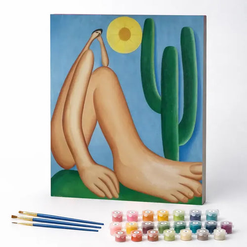 Abaporu, Tarsila do Amaral - Paint by Numbers Kit