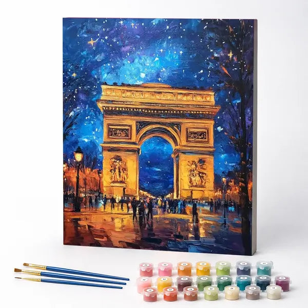 Arc de Triomphe, Paris - Paint by Numbers Kit