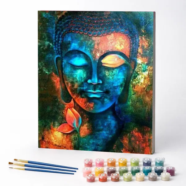 Paint by Numbers Kit – Vibrant Buddha