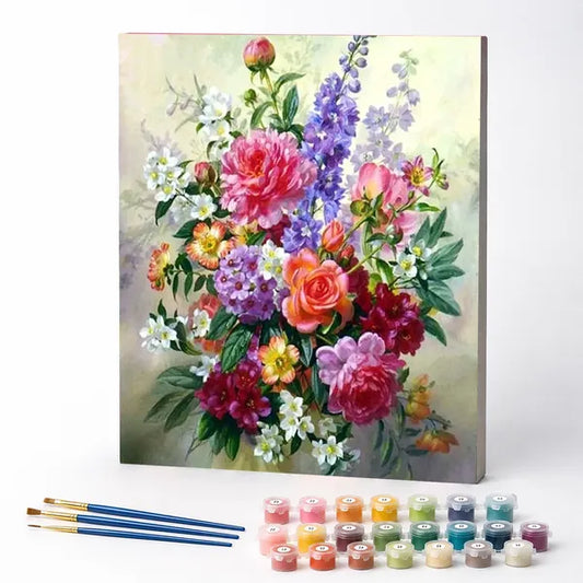 Colorful Spring Bouquet - Paint by Numbers Kit