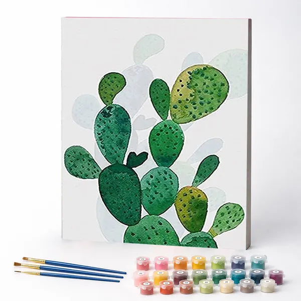Cacti - Paint by Numbers Kit