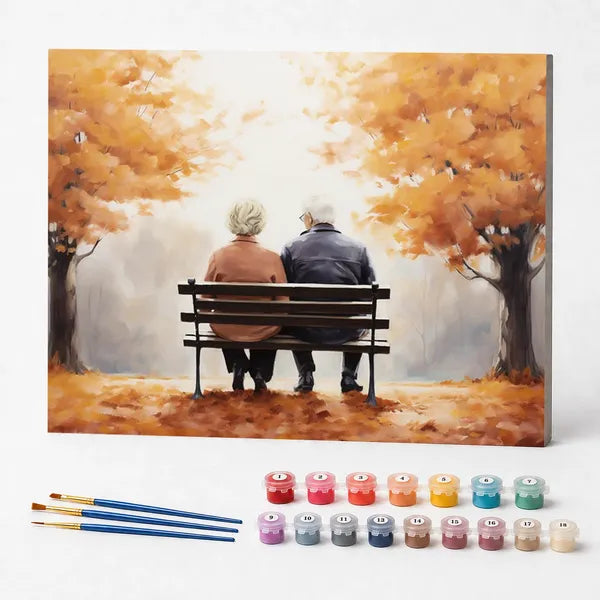 Paint by Numbers Kit – Growing Old Together