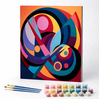 Paint by Numbers Kit – Circles in Harmony