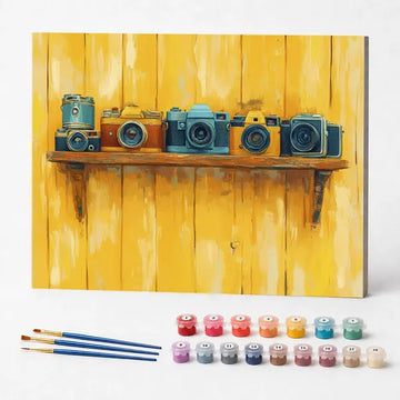Paint by Numbers Kit – Camera Collection