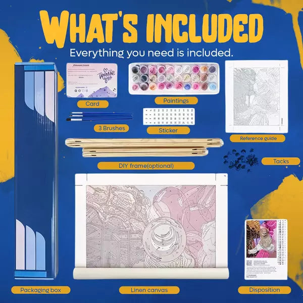 Paint by Numbers Kit – The Starry Night, Van Gogh