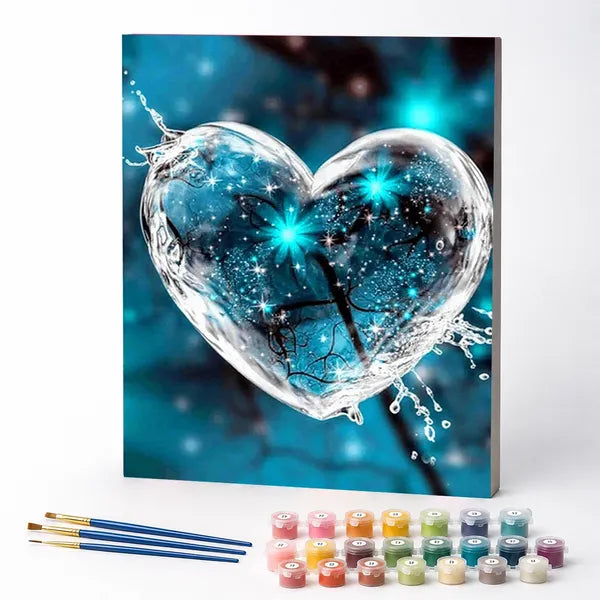 Paint by Numbers Kit – Heart of Ice