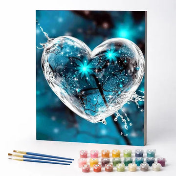 Paint by Numbers Kit – Heart of Ice