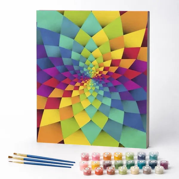 Paint by Numbers Kit – Kaleidoscope of Colors