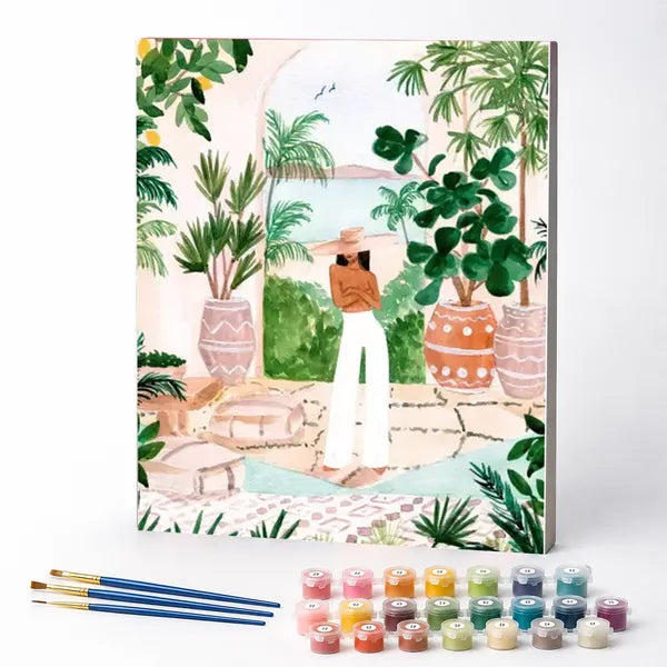 Paint by Numbers Kit – Resort Getaway