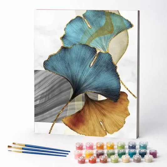 Abstract Flowers - Paint by Numbers Kit