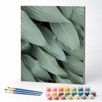 Blue Agave Leaves - Paint by Numbers Kit
