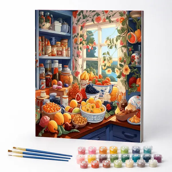 Paint by Numbers Kit – Fruits in the Kitchen